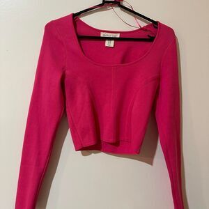 Women's Pink Crop-top